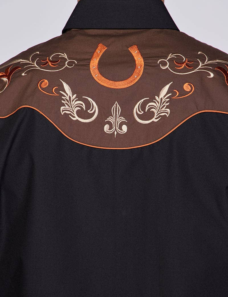 Rodeo Clothing Mens Western Embroidery Cowboy Shirt PS500-507