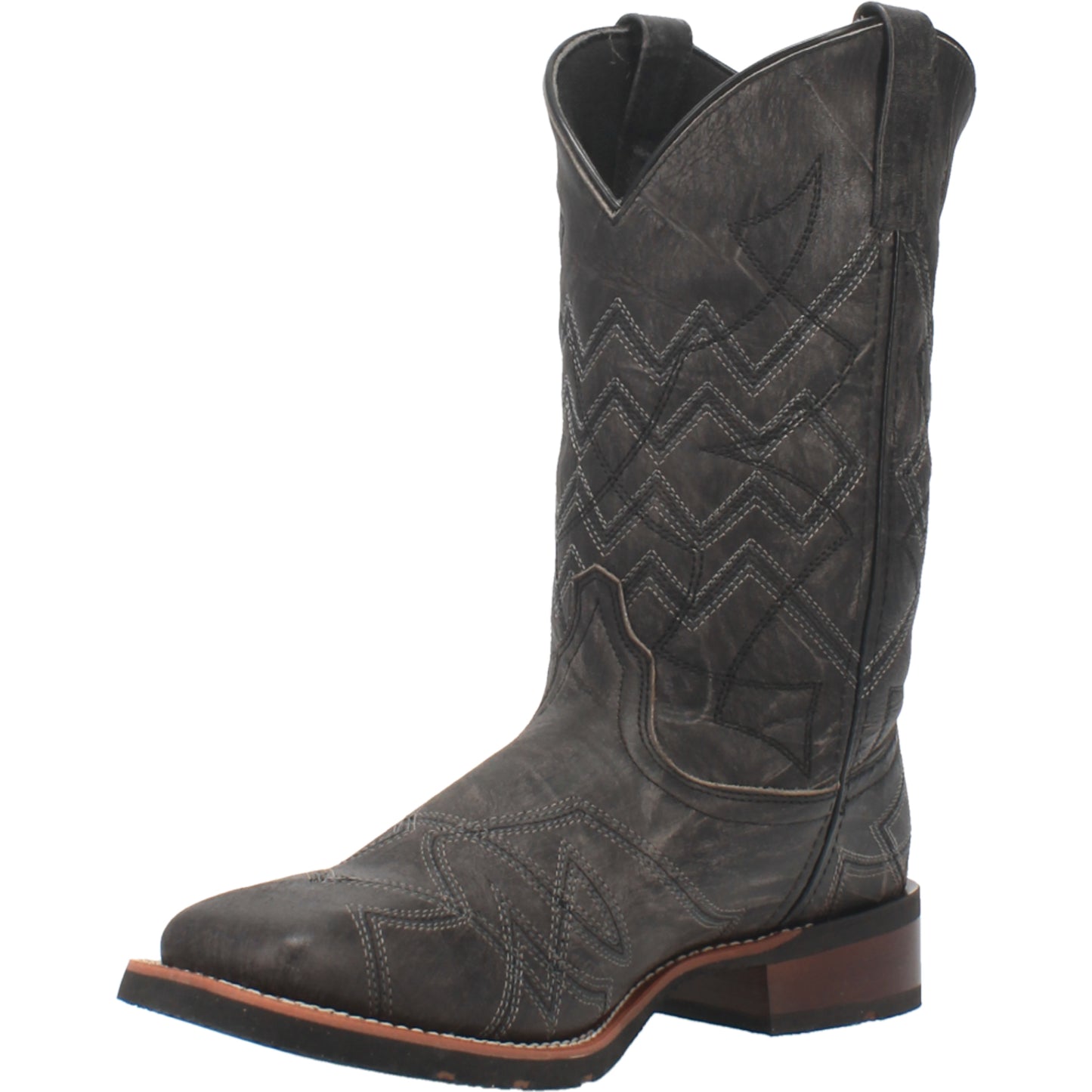 Laredo Mens Axel Black 7927 Western Cowboy Boots