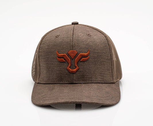 Rodeo Clothing Men’s Cotton Twill Mesh Western Cap –TH101-1101-BROWN