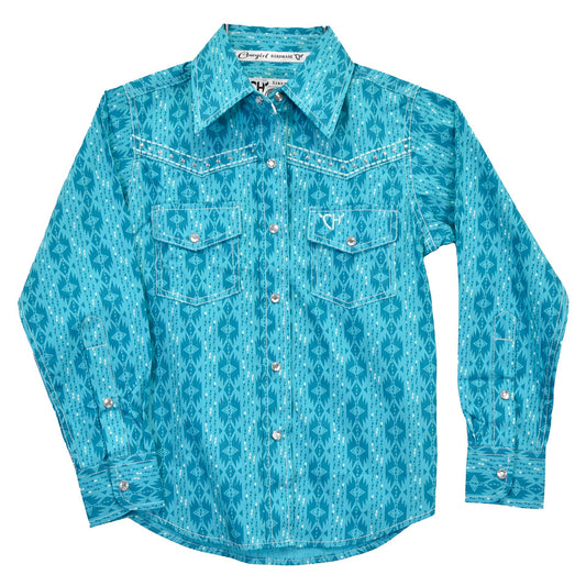 Cowboy Hardware Kids Turquoise Shirt 825575-390-T & 425575-390-K
