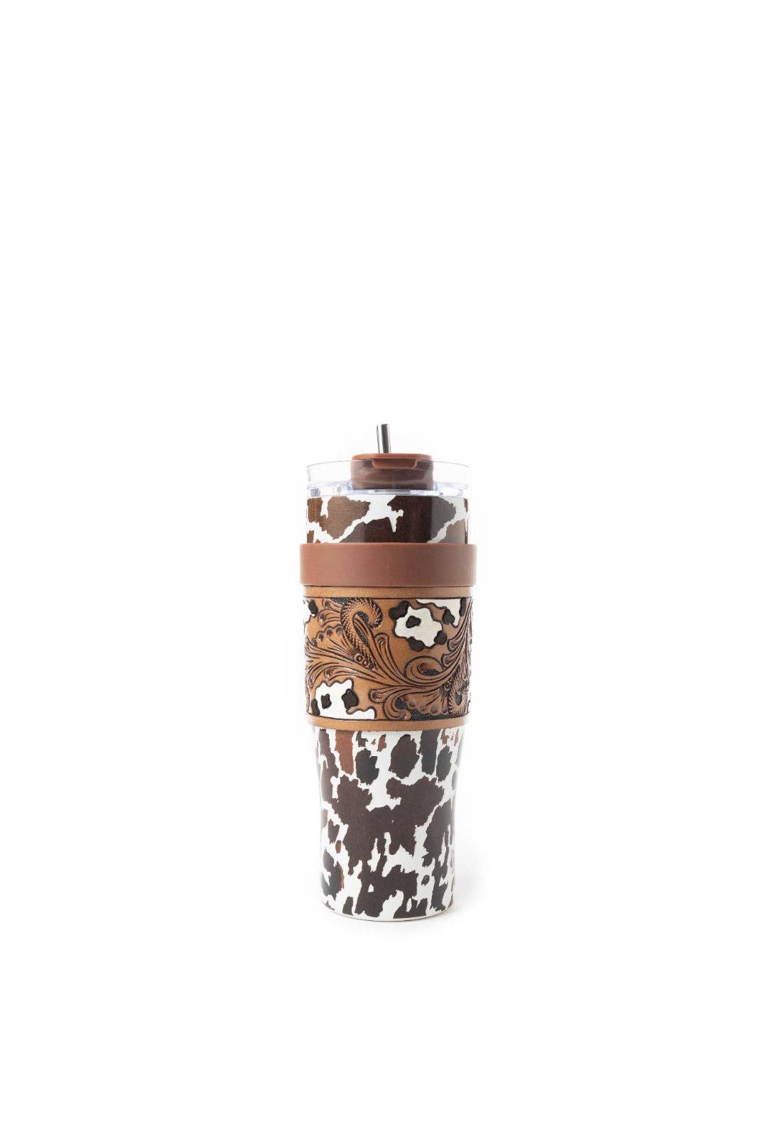 Myra S-12053 Wide Wyoming Tumbler In Brown and White: WITH TOOLING