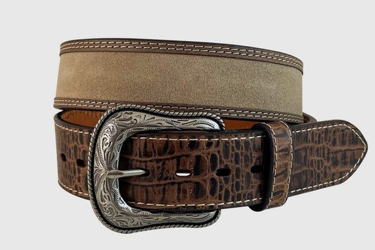 Roper 8665500 Huxley Western Belt Cognac/Beige