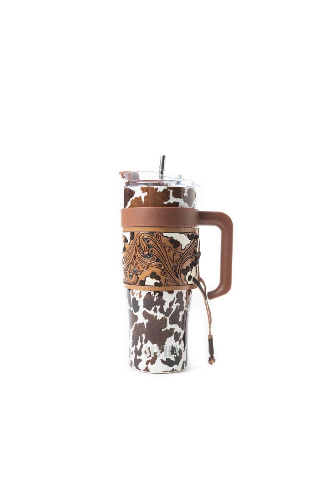 Myra S-12053 Wide Wyoming Tumbler In Brown and White: WITH TOOLING
