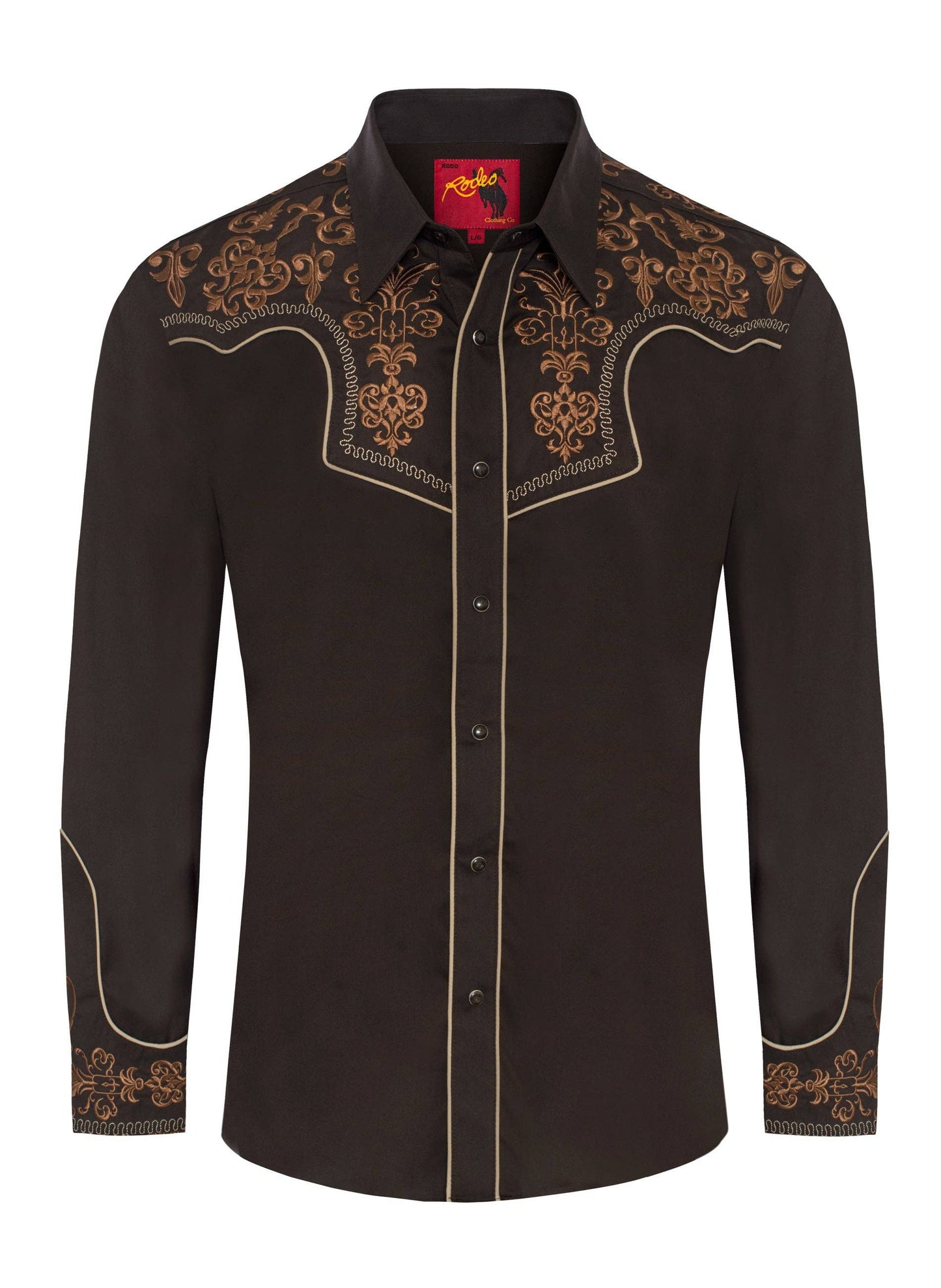 Rodeo Clothing Men's Western Cowboy Embroidery Shirt -PS500L-EC-585