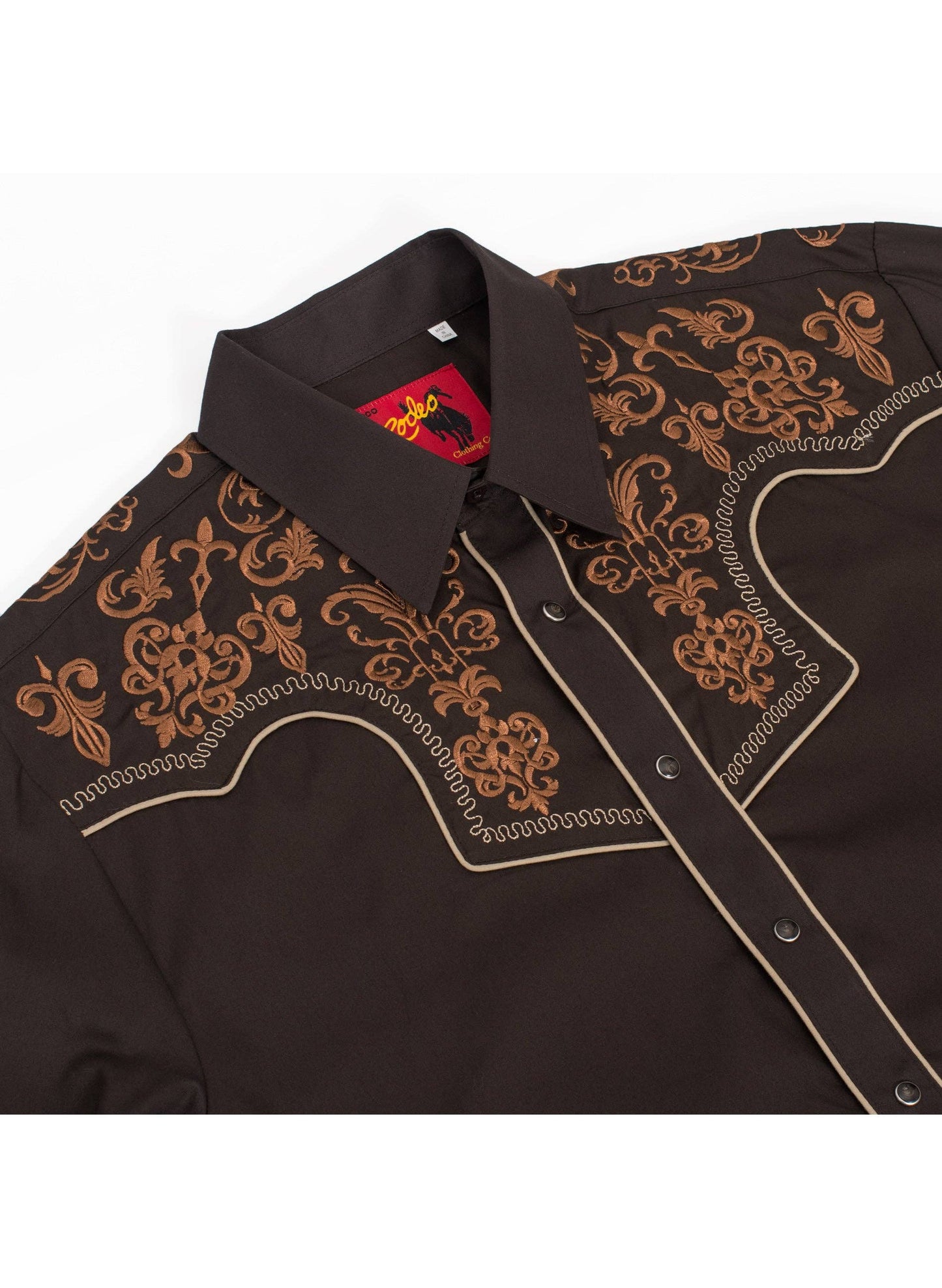 Rodeo Clothing Men's Western Cowboy Embroidery Shirt -PS500L-EC-585