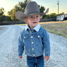 Load image into Gallery viewer, Shea Baby Boys Denim Wool Jacket SBDJ02
