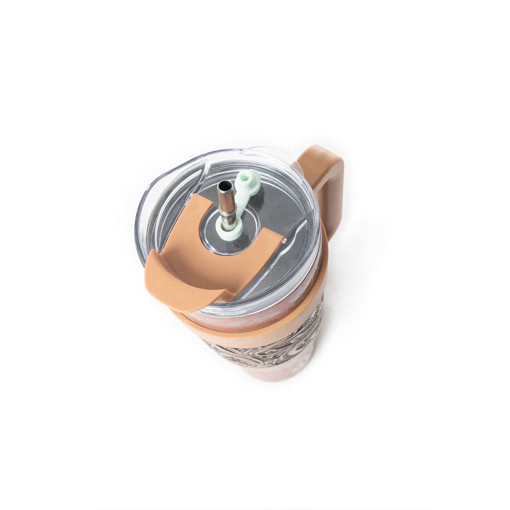 Myra S-12395 Tumbler Wide Wyoming Tumbler In Brown