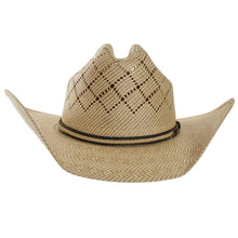 Load image into Gallery viewer, American Hat Makers Straw Cowboy Hat Cattleman Western - Style Gunman: Ivory
