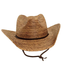 Load image into Gallery viewer, American Hat Makers Mexican Palm Straw Cowboy Hat - Tycoon: Toast
