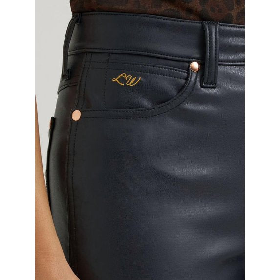 Wrangler 112390309 Lainey Wilson Flare Onyx Faux Leather