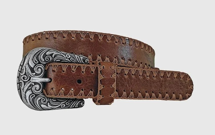 Cowgirls Rock 9665300 Celina Western Belt in Brown