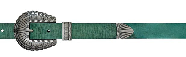 Cowgirls Rock 9666300 Layla Western Belt in Turquoise