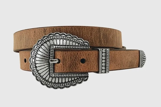 Cowgirls Rock 9666300 Layla Western Belt in Brown