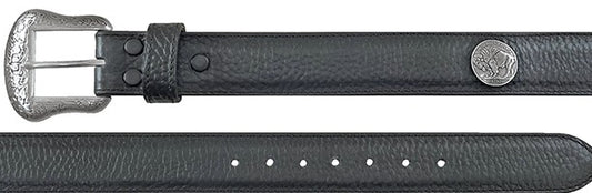 Gem Dandy 9915500 Stetson Bison Black Western Belt