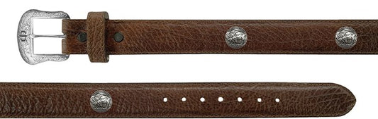 Gem Dandy 9915500 Stetson Bison Hazelnut Western Belt