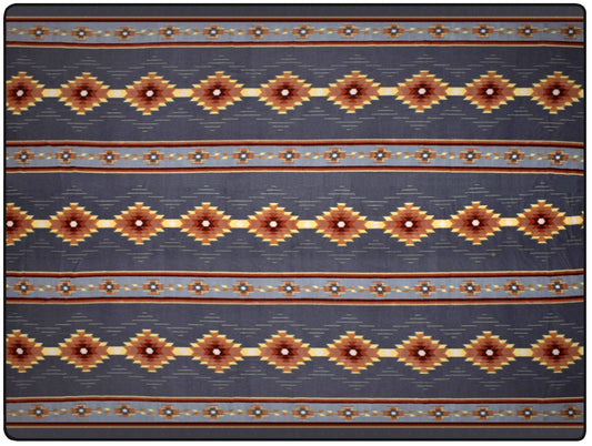 Queen-Size Lodge Blankets, Design #38: 1