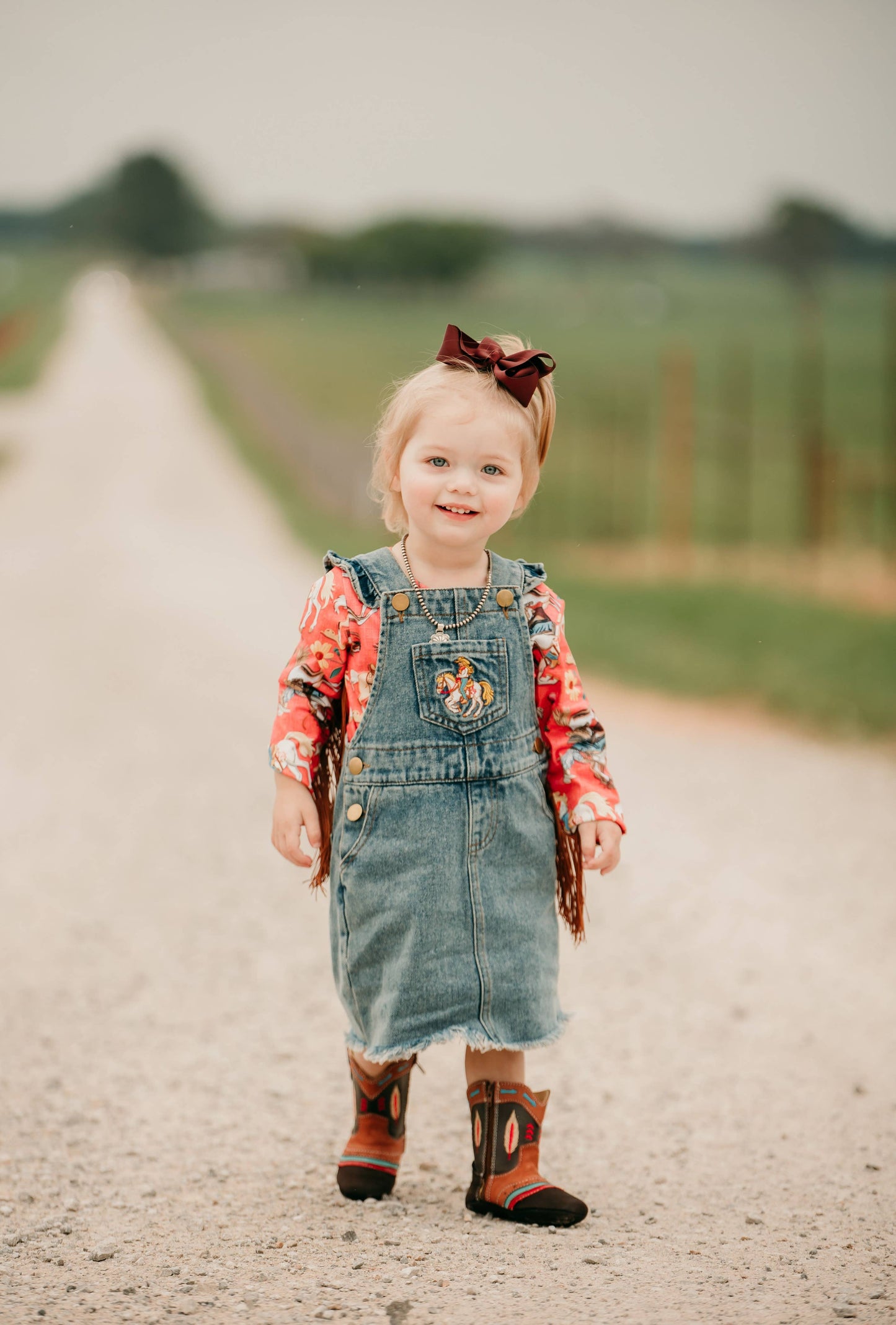 Shea Baby Cowgirl Overall Dress DVS01