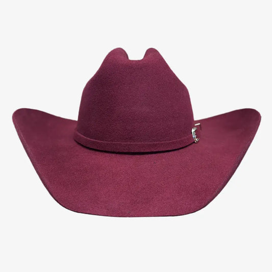 American Hat Makers Beau 710087 Cattleman Cowboy Hat in Burgundy