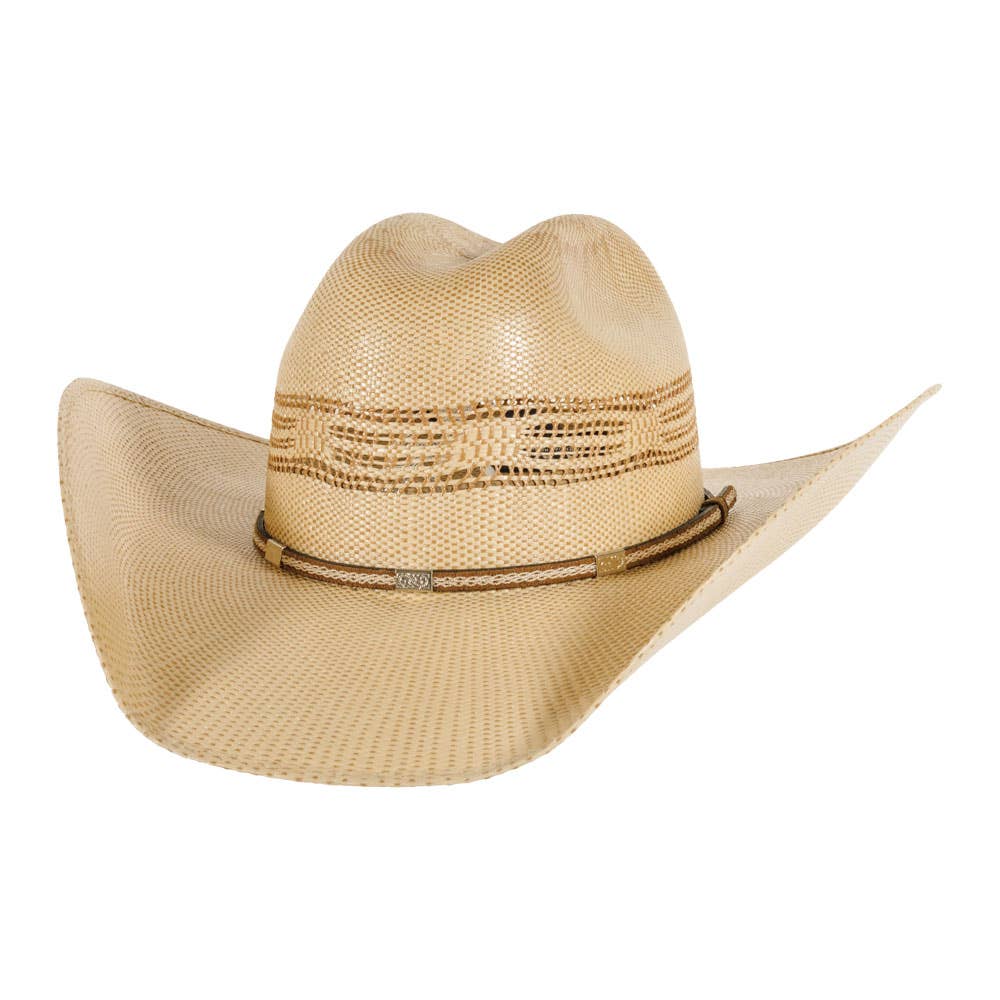 Bangora Straw Cowboy Hat Deuce in Tan