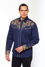 Load image into Gallery viewer, Rodeo Clothing Men&#39;s Western Embroidery Cowboy Shirt PS500-546
