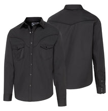 Load image into Gallery viewer, S&amp;S A-21 Black Men&#39;s Western Shirt
