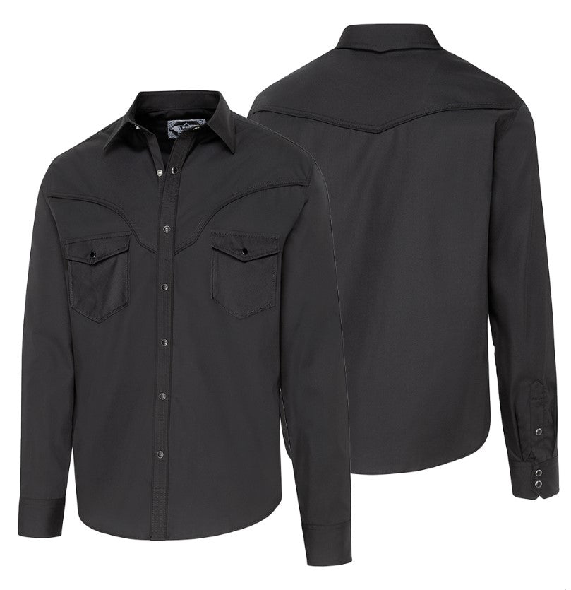 S&S A-21 Black Men's Western Shirt