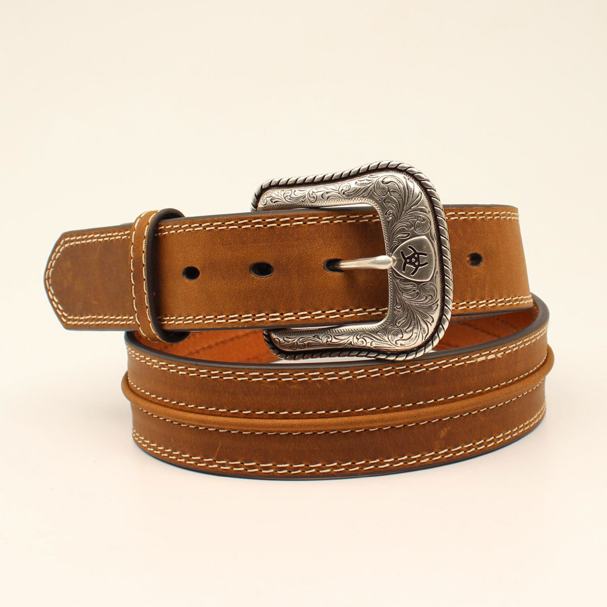 Ariat leather belt hotsell