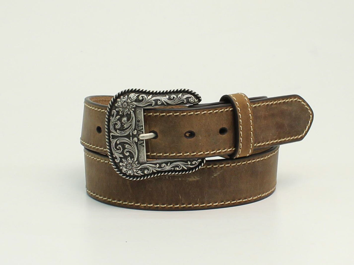 M&F Ariat Western Belt A1523402 on Brown