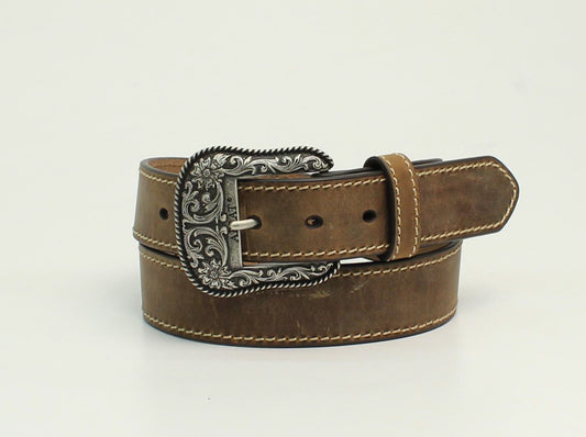 M&F Ariat Western Belt A1523402 on Brown