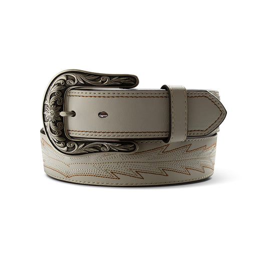 M&F Ariat Western Belt A1568005 Casanova in White