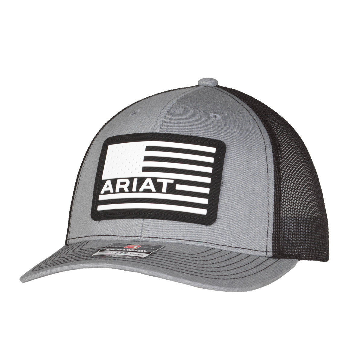 Ariat Cap R112 Snapback USA Flag Logo Grey A300012706