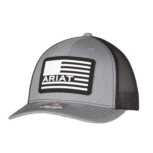 Ariat Cap R112 Snapback USA Flag Logo Grey A300012706