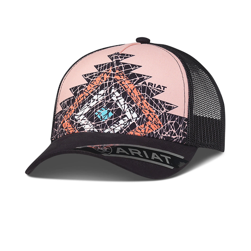 Ariat Cap Aztec Diamond Pink Western Style Cap A300015730