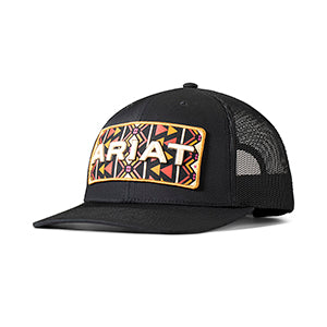 Ariat Cap Cap Southwestern Print Patch Black A300085201