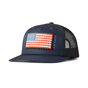 Ariat Cap Basket Weave American Flag Navy A300086103