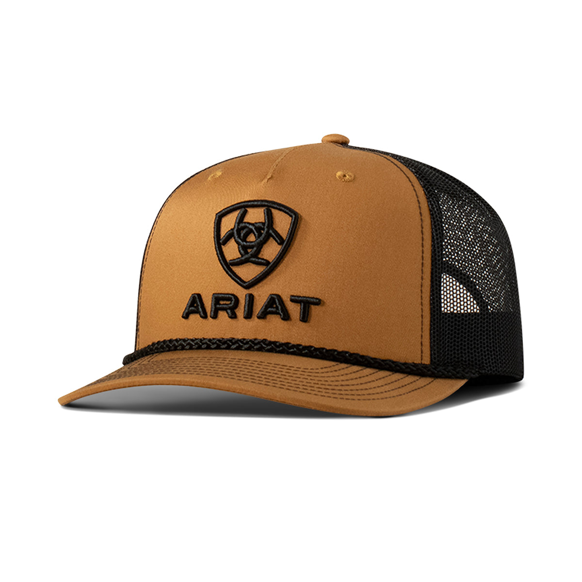 Ariat A300090008 Cap R112 SnapBack 3D Embroidered Logo Tan