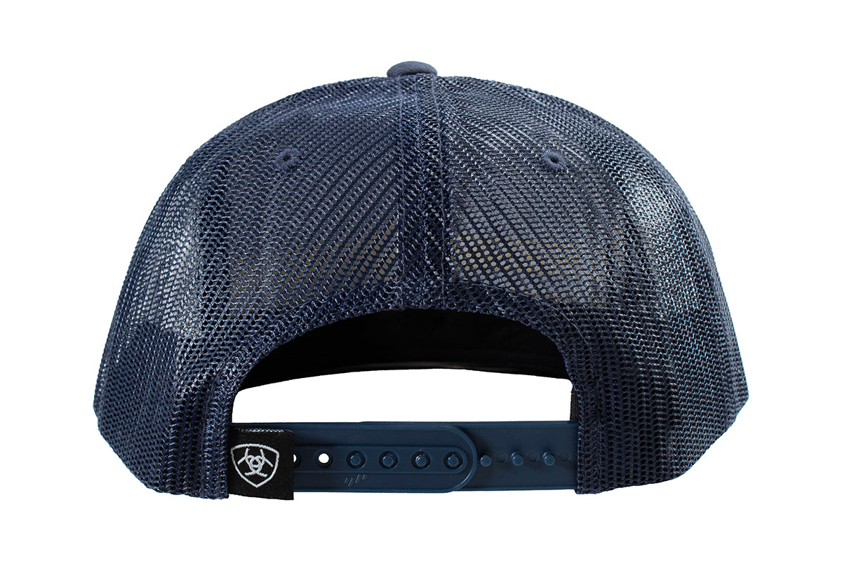 Ariat Cap Shield and Boot Stitch Ribbon Navy A300092103
