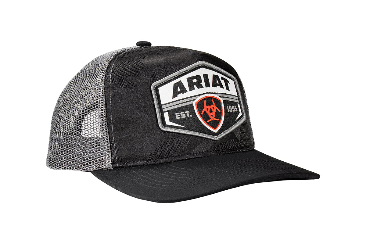 Ariat A300095401 Cap Snap Back Camo Patch Black