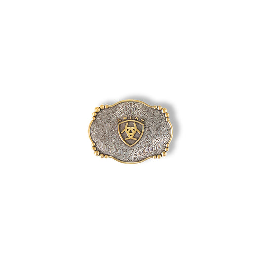 M&F Ariat Rectangle Buckle Smooth Edge Floral A37019