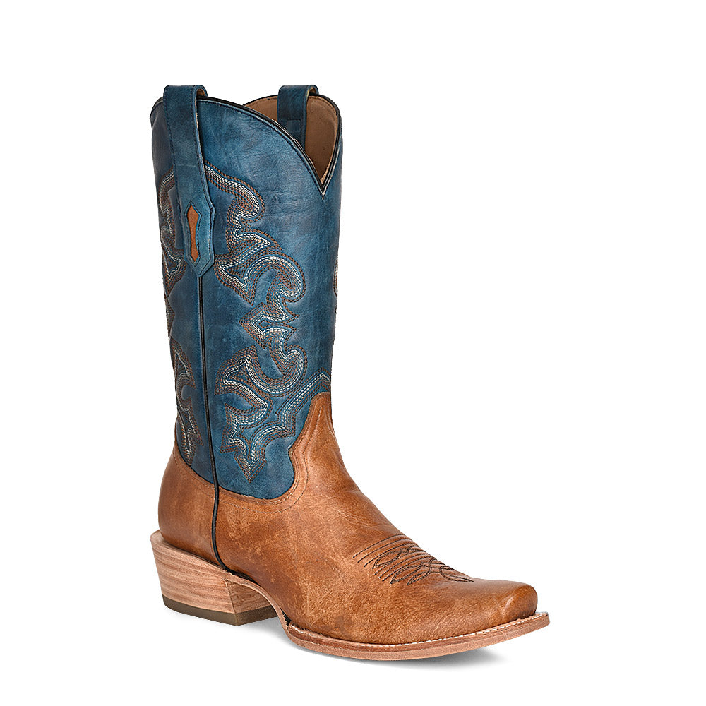 Corral A4378 Men’s Brown & Blue Narrow Square Cowboy Boots