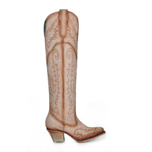 Load image into Gallery viewer, Corral Ladies Western Bone embroidery tall boots A4403
