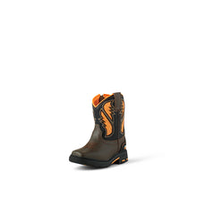 Load image into Gallery viewer, Ariat Workhog Style LIL’ STOMPERS Toddler Boots Orange Brown A441002802
