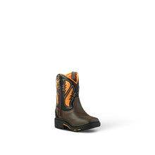 Load image into Gallery viewer, Ariat Workhog Style LIL’ STOMPERS Toddler Boots Orange Brown A441002802
