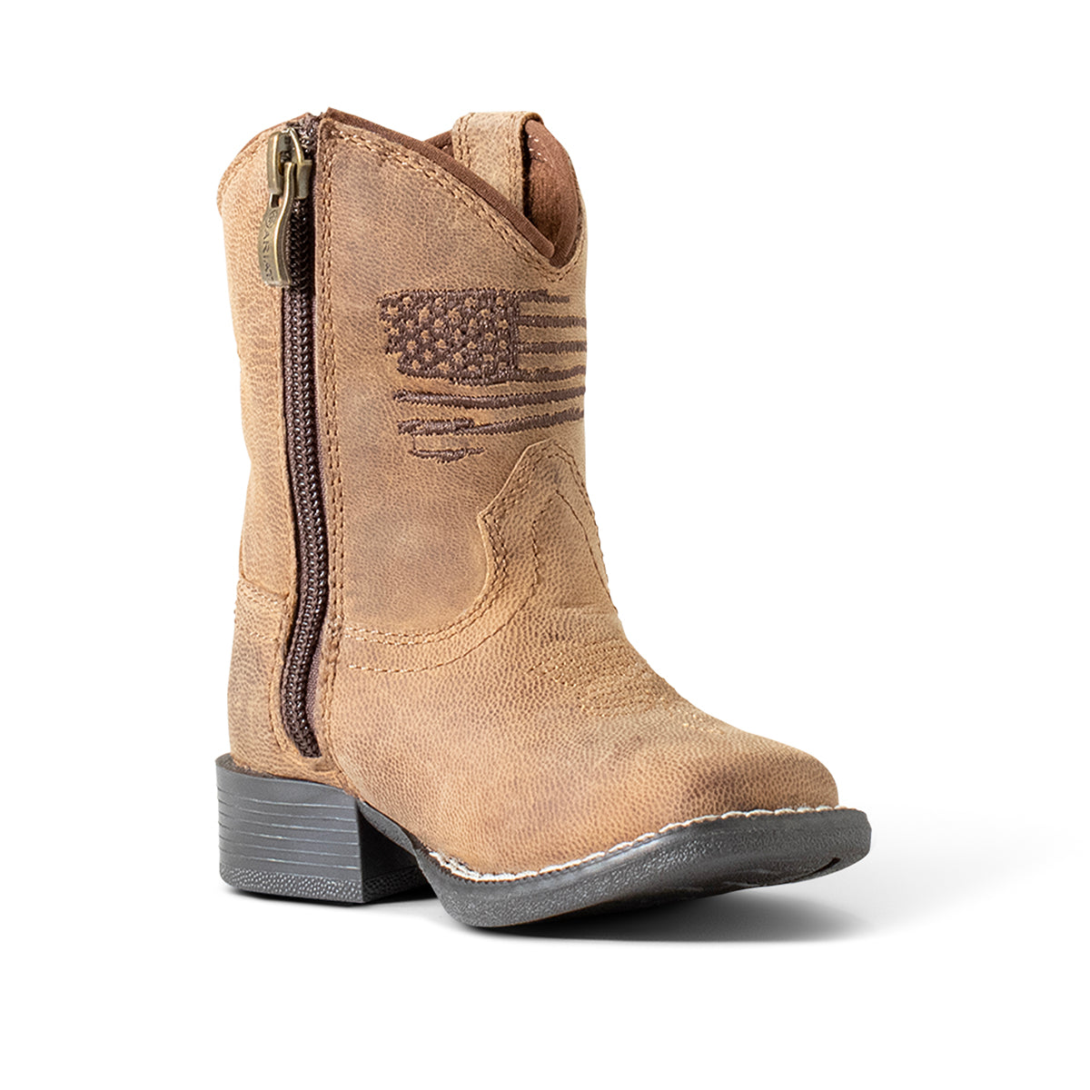 Ariat Anthem Patriot Style LIL’ STOMPERS Toddler Boots Brown A441003002