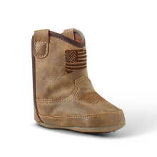 Load image into Gallery viewer, M&amp;F Ariat Anthem Patriot Style LIL’ STOMPERS Infant Boots Brown A442003002
