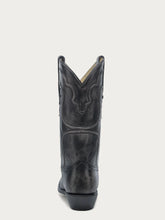 Load image into Gallery viewer, Corral A4691 - Mens Embroidery Distressed Black J Toe Cowboy Boots
