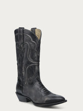 Load image into Gallery viewer, Corral A4691 - Mens Embroidery Distressed Black J Toe Cowboy Boots
