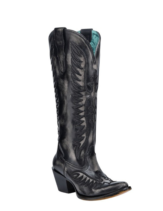 Corral A4792 Blacked Bone Cowboy Boots