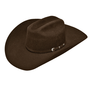Ariat A7520047 Wool 2X Hat 4 1/4 3 Piece Buckle Set