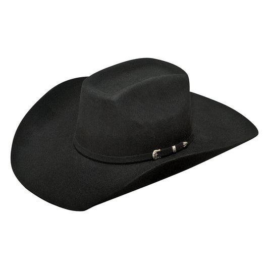 M&F 2X Wool Black Added Money Cowboy Hat A7520201